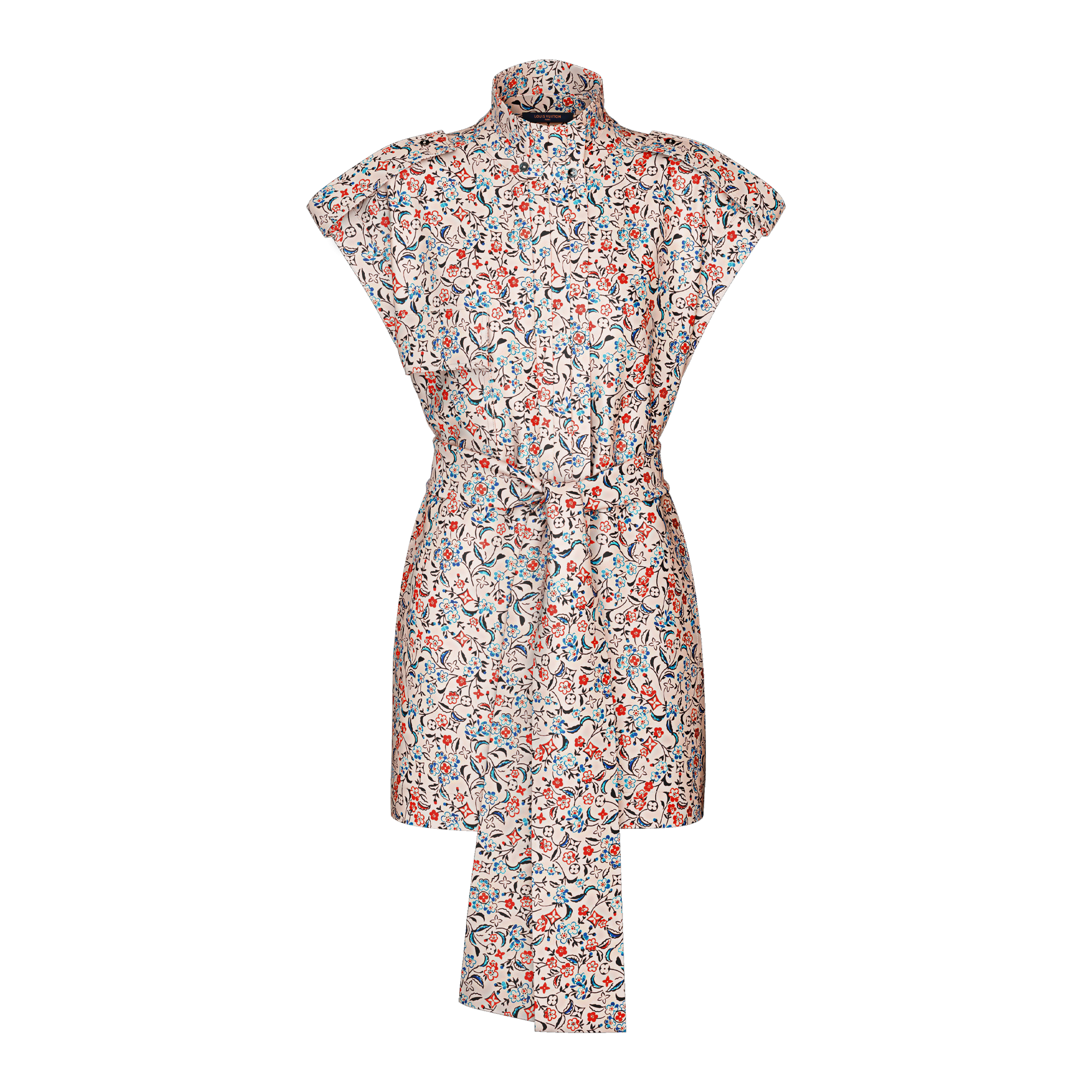  Ready-to-Wear Dresses Monogram Bloom Belted Dress  | Louis Vuitton ® (Product zoom)