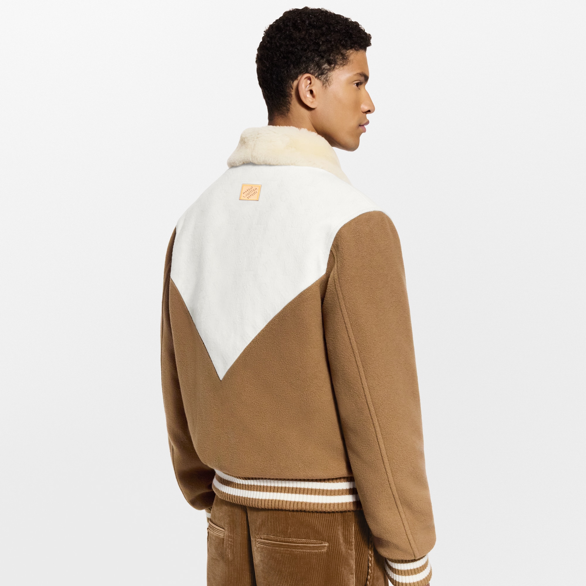  Ready-to-Wear Coats and Outerwear Monogram Blouson With Shearling Collar | Louis Vuitton ® (Product zoom)