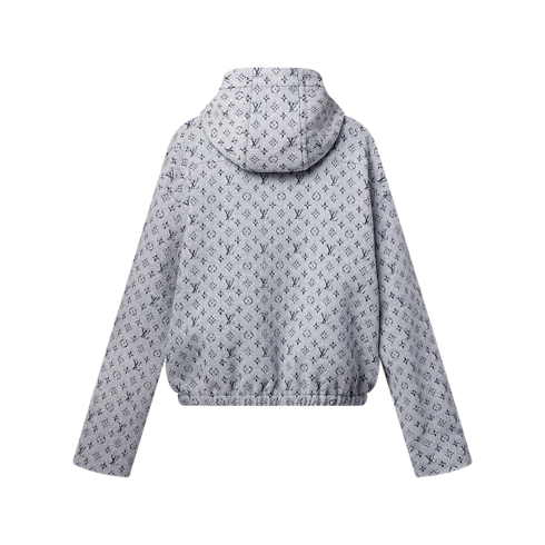 Ready-to-Wear Coats and Jackets Monogram Bouclé Hoodie | Louis Vuitton ® (Product zoom)
