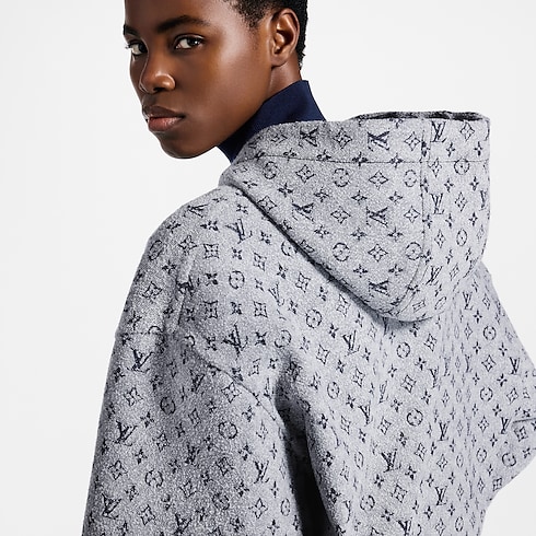 Ready-to-Wear Coats and Jackets Monogram Bouclé Hoodie | Louis Vuitton ® (Product zoom)
