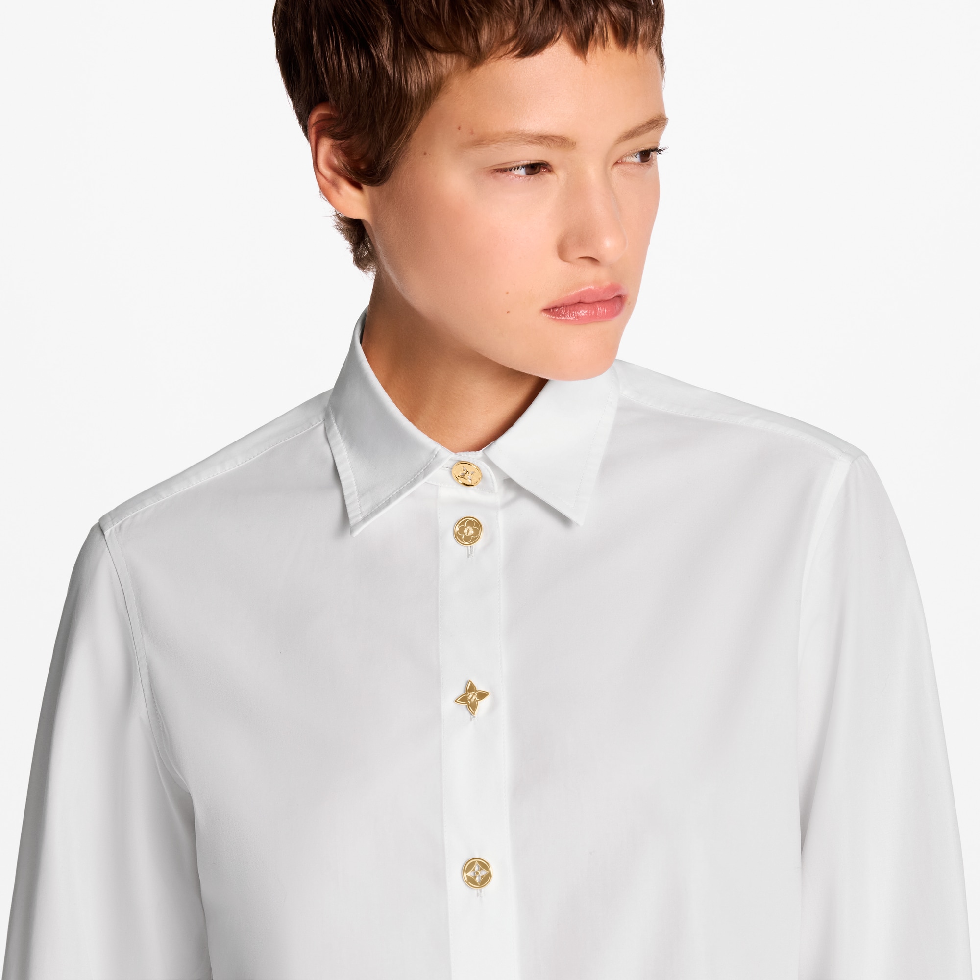 Ready-to-Wear Tops Monogram Button Shirt | Louis Vuitton ® (Product zoom)