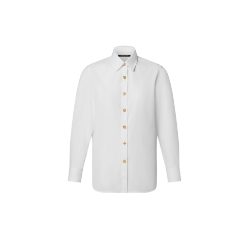 Ready-to-Wear Tops Monogram Button Shirt | Louis Vuitton ® (Product zoom)