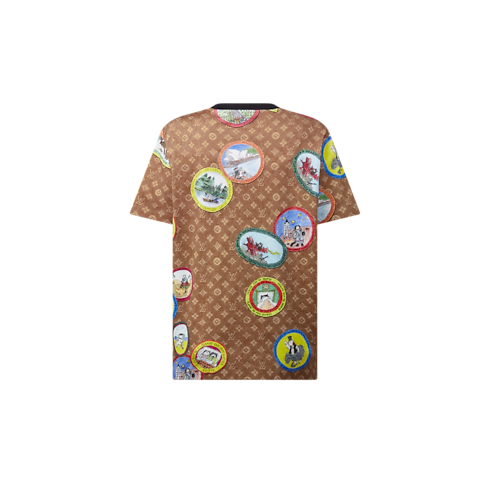 Ready-to-Wear Tops Monogram Cat Stamp T-Shirt | Louis Vuitton ® (Product zoom)