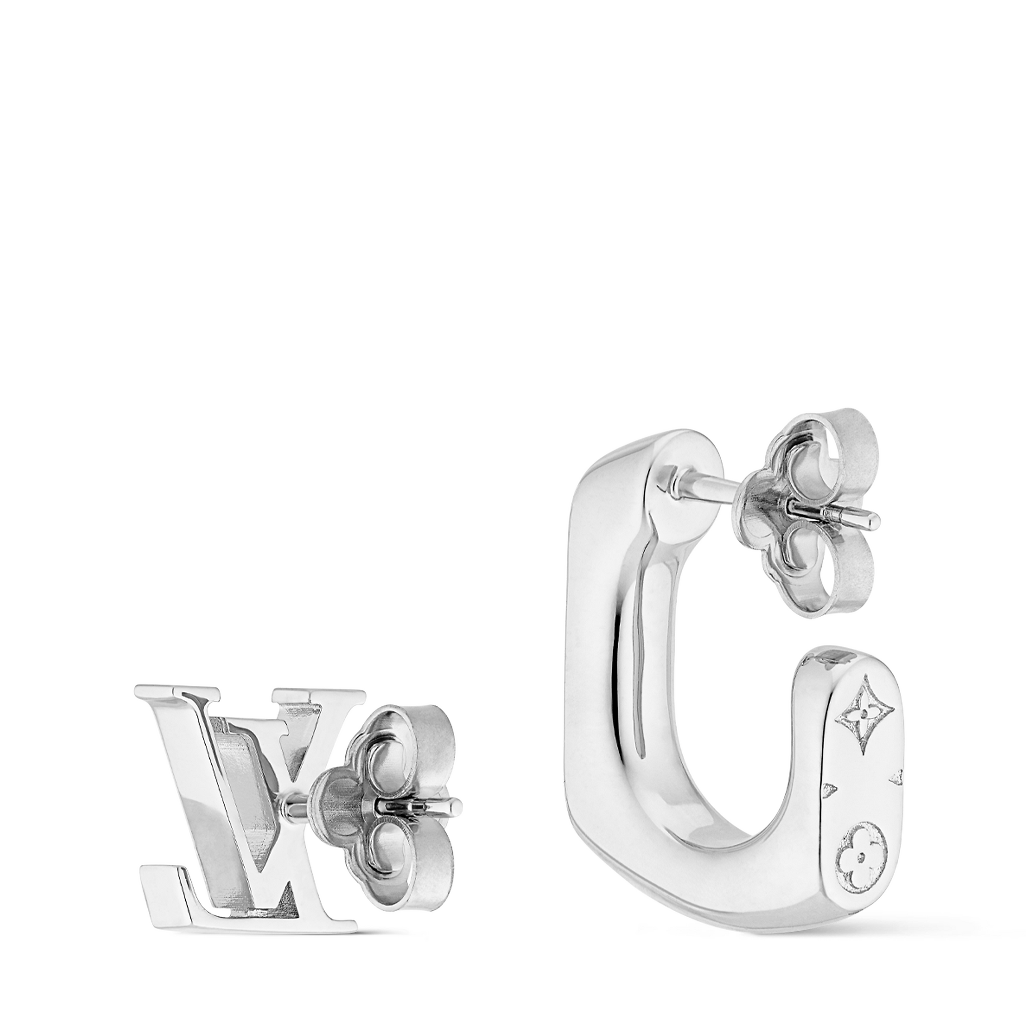 Monogram Chain Earrings