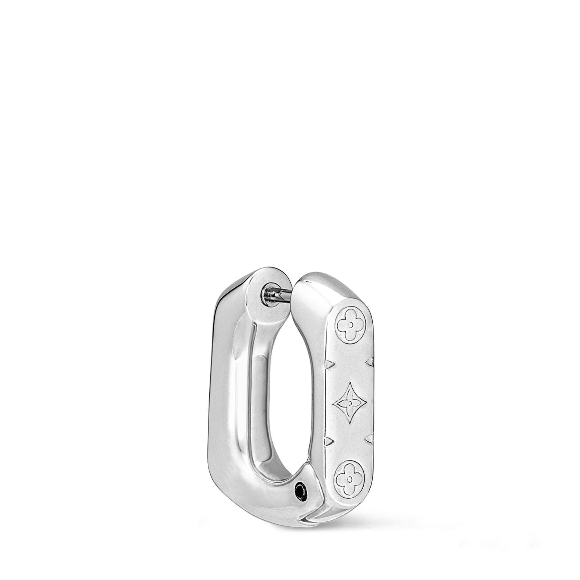 S00 Fashion Jewelry Earrings Monogram Chain Hoop Earring | Louis Vuitton ® (Product zoom)