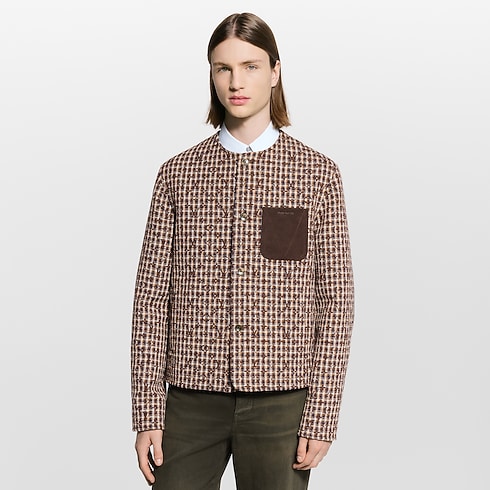 Ready-to-Wear Blazers and Jackets Monogram Chic Collarless Tweed Jacket | Louis Vuitton ® (Product zoom)