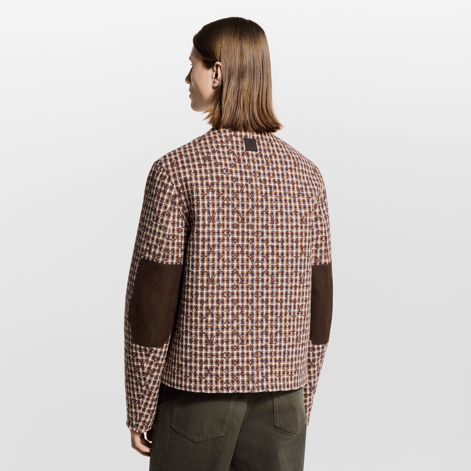  Ready-to-Wear Blazers and Jackets Monogram Chic Collarless Tweed Jacket | Louis Vuitton ® (Product zoom)