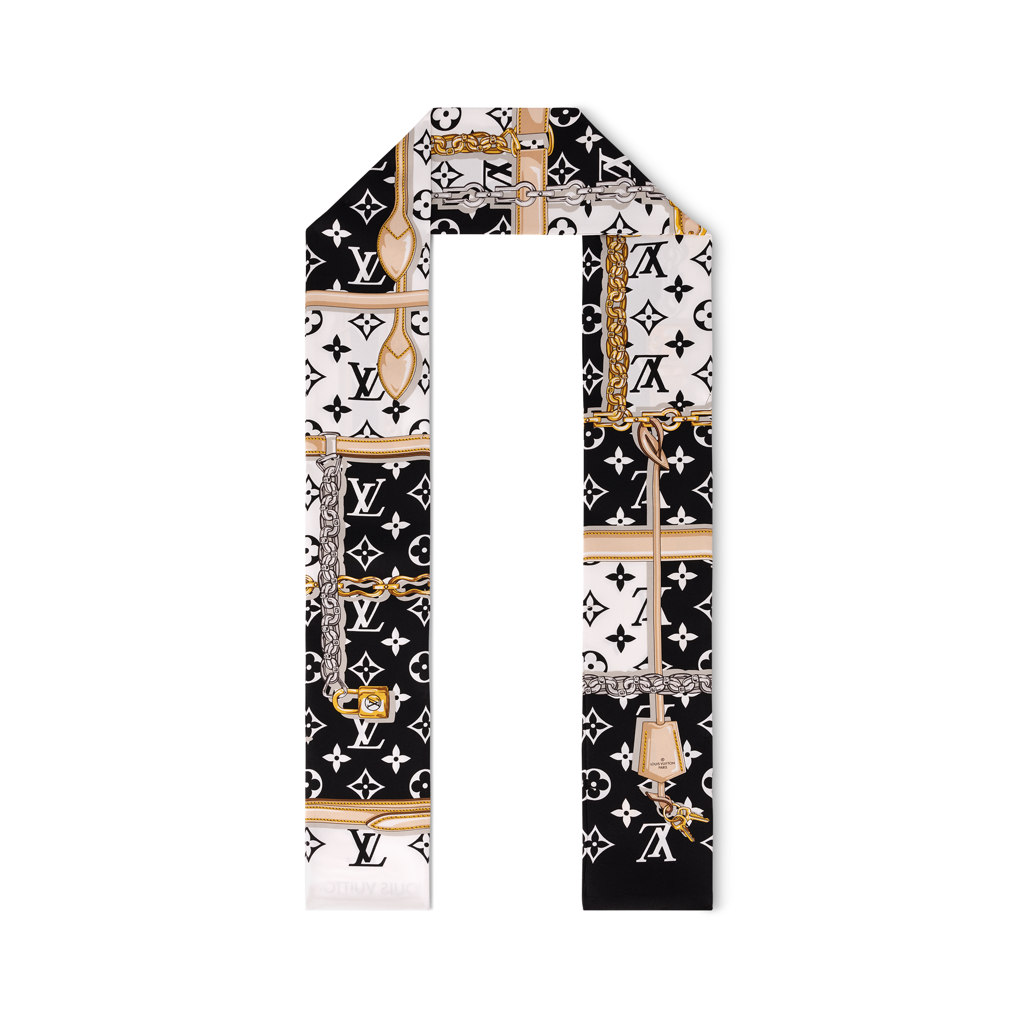 S00 Accessories Silk Squares and Bandeaus  Monogram Confidential bandeau | Louis Vuitton ® (Product zoom)