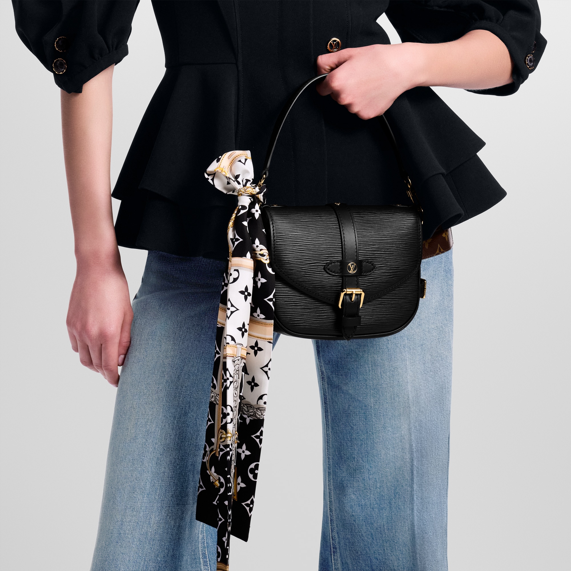 S00 Accessories Silk Squares and Bandeaus  Monogram Confidential bandeau | Louis Vuitton ® (Product zoom)