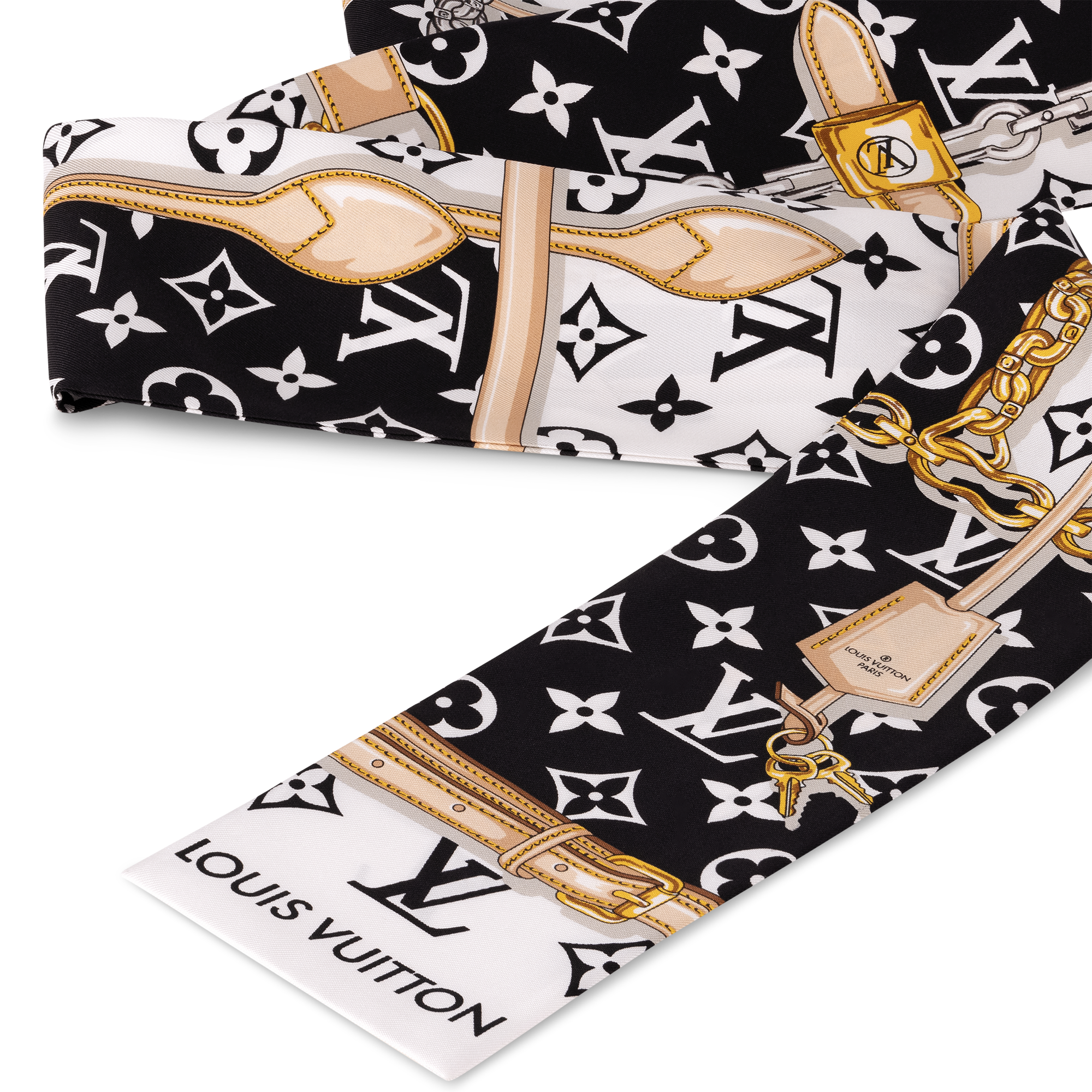 S00 Accessories Silk Squares and Bandeaus  Monogram Confidential bandeau | Louis Vuitton ® (Product zoom)