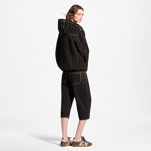 Ready-to-Wear Skirts and Shorts Monogram Denim Bermuda Shorts | Louis Vuitton ® (Product zoom)