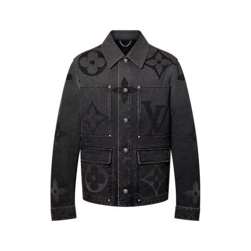 Ready-to-Wear Coats and Outerwear Monogram Denim Blouson | Louis Vuitton ® (Product zoom)