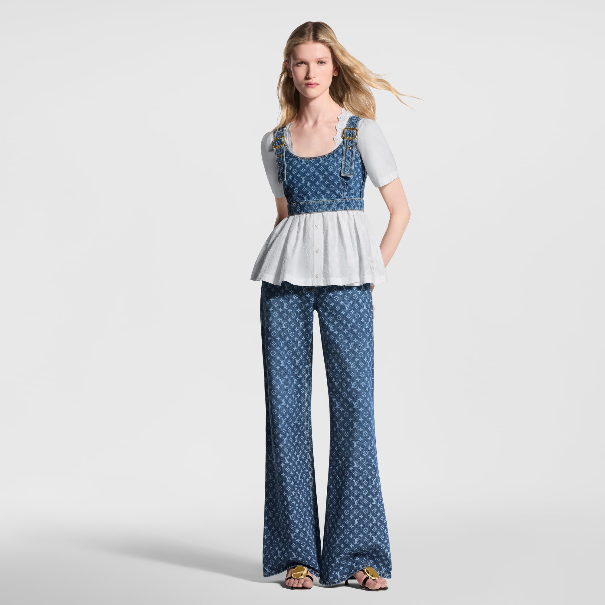 ルイヴィトン LOUIS VUITTON 23SS スリーブレス テーラードジャケット 
