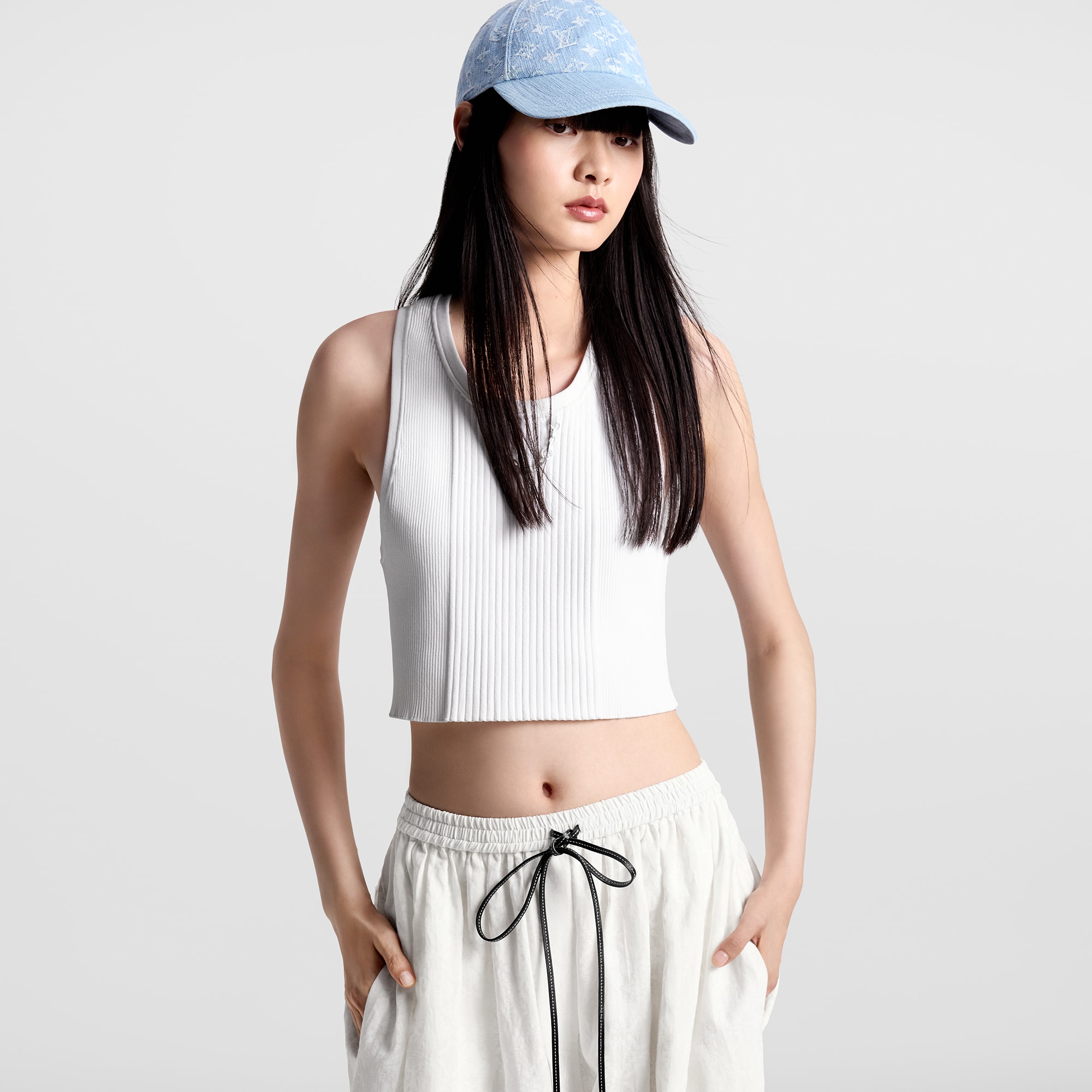 S00 Accessories Hats and Gloves Monogram Denim Cap | Louis Vuitton ® (Product zoom)