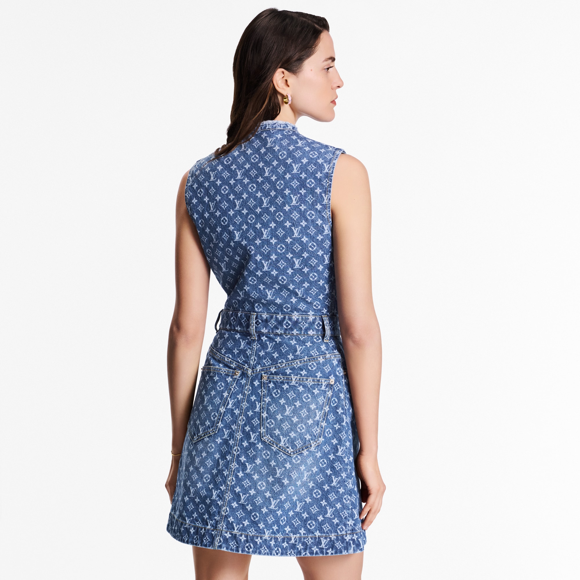  Ready-to-Wear Dresses Monogram Denim Dress | Louis Vuitton ® (Product zoom)