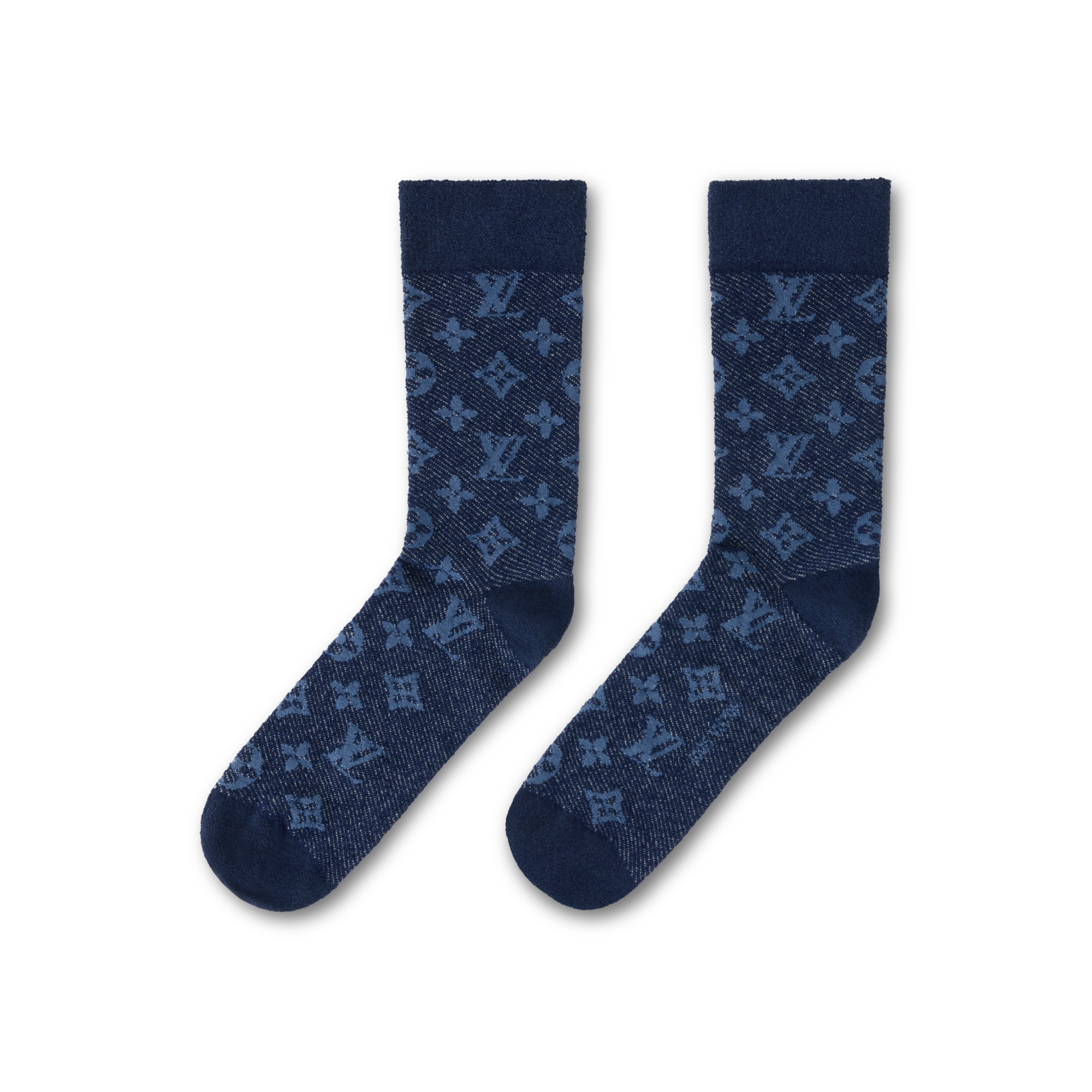 louis vuitton dress socks Fashion LV Long  Anna's store The lace LOUIS VUITTON Monogram Reflective Socks