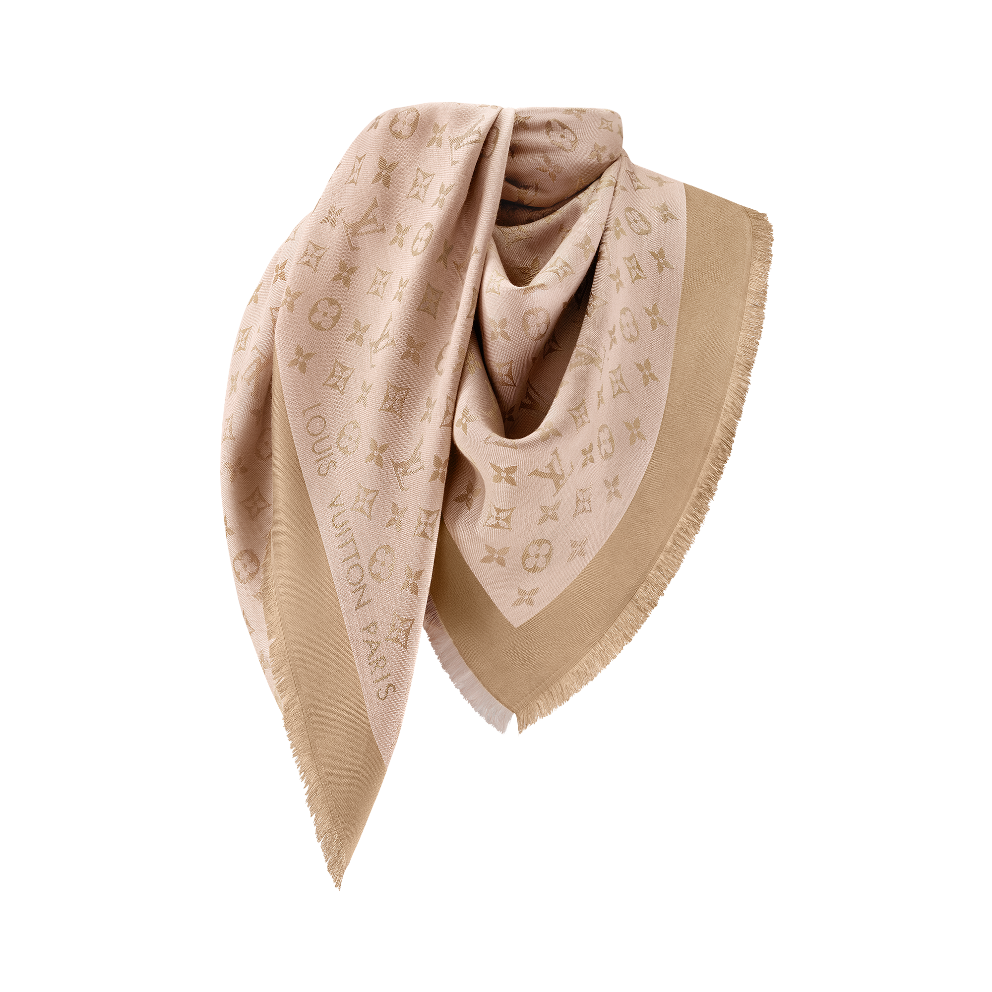 S00 Accessories Shawls and Stoles Monogram Denim Shawl | Louis Vuitton ® (Product zoom)