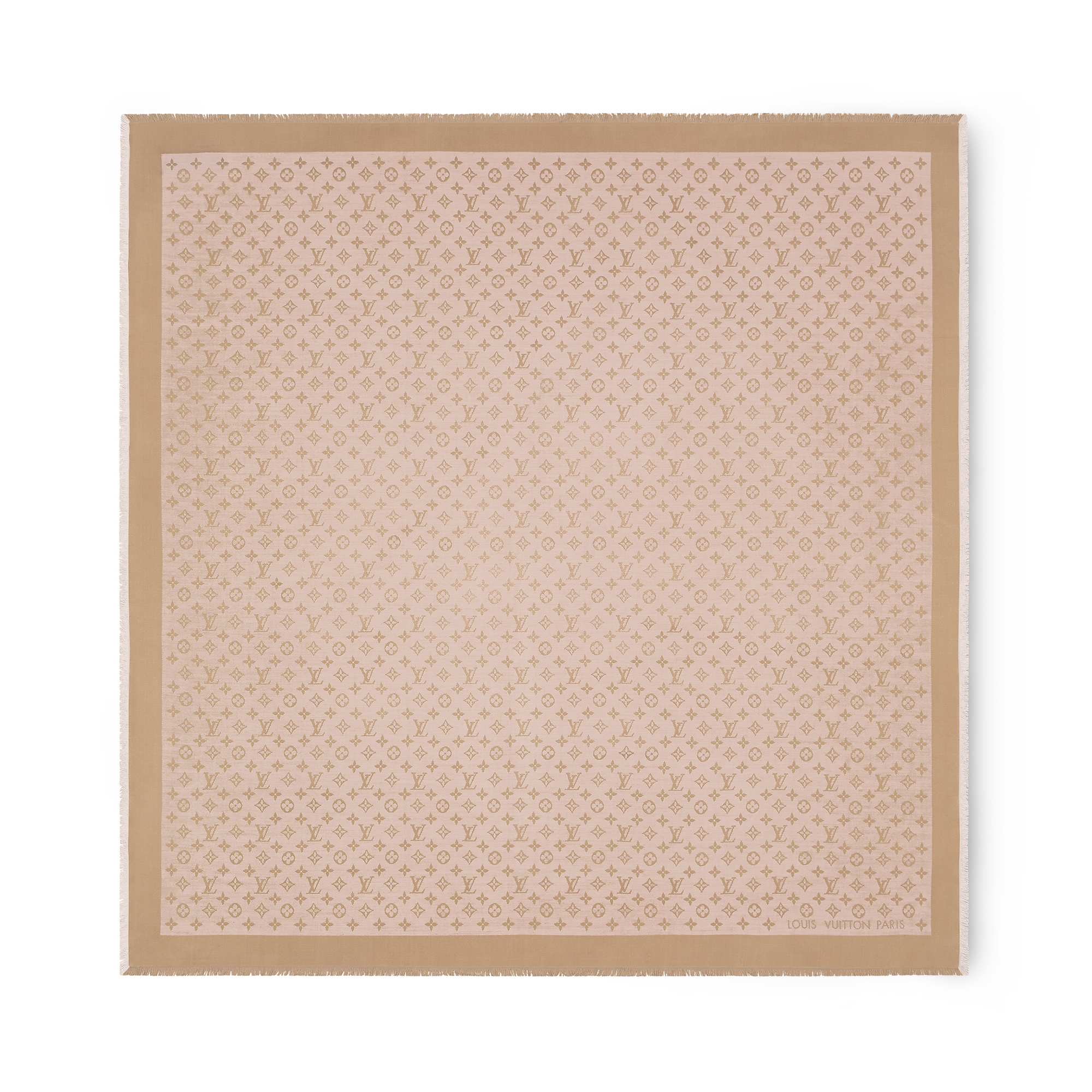 Monogram Denim Shawl