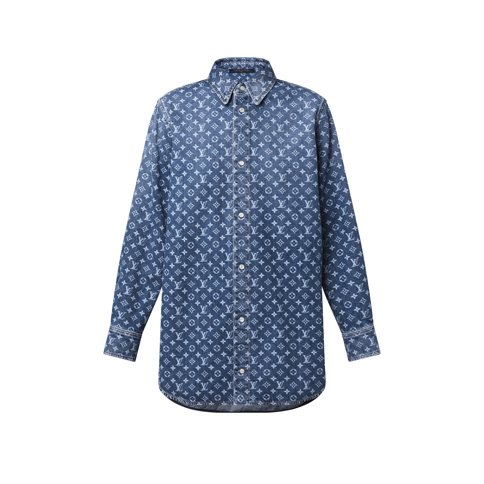  Ready-to-Wear Tops Monogram Denim Shirt | Louis Vuitton ® (Product zoom)