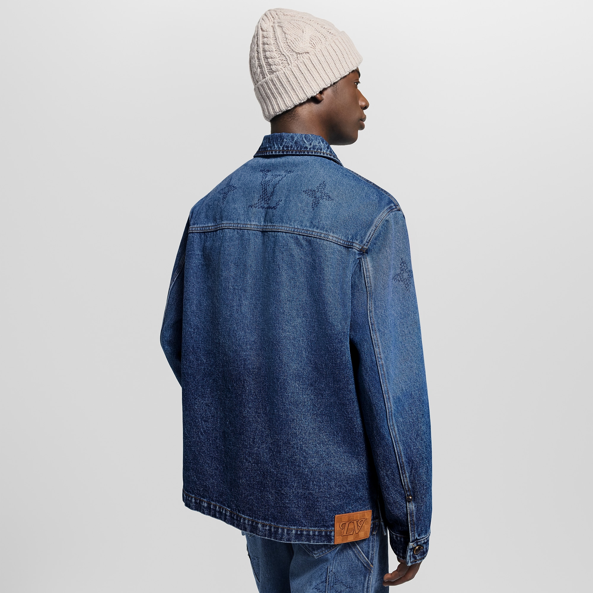 Monogram Denim Workwear Overshirt