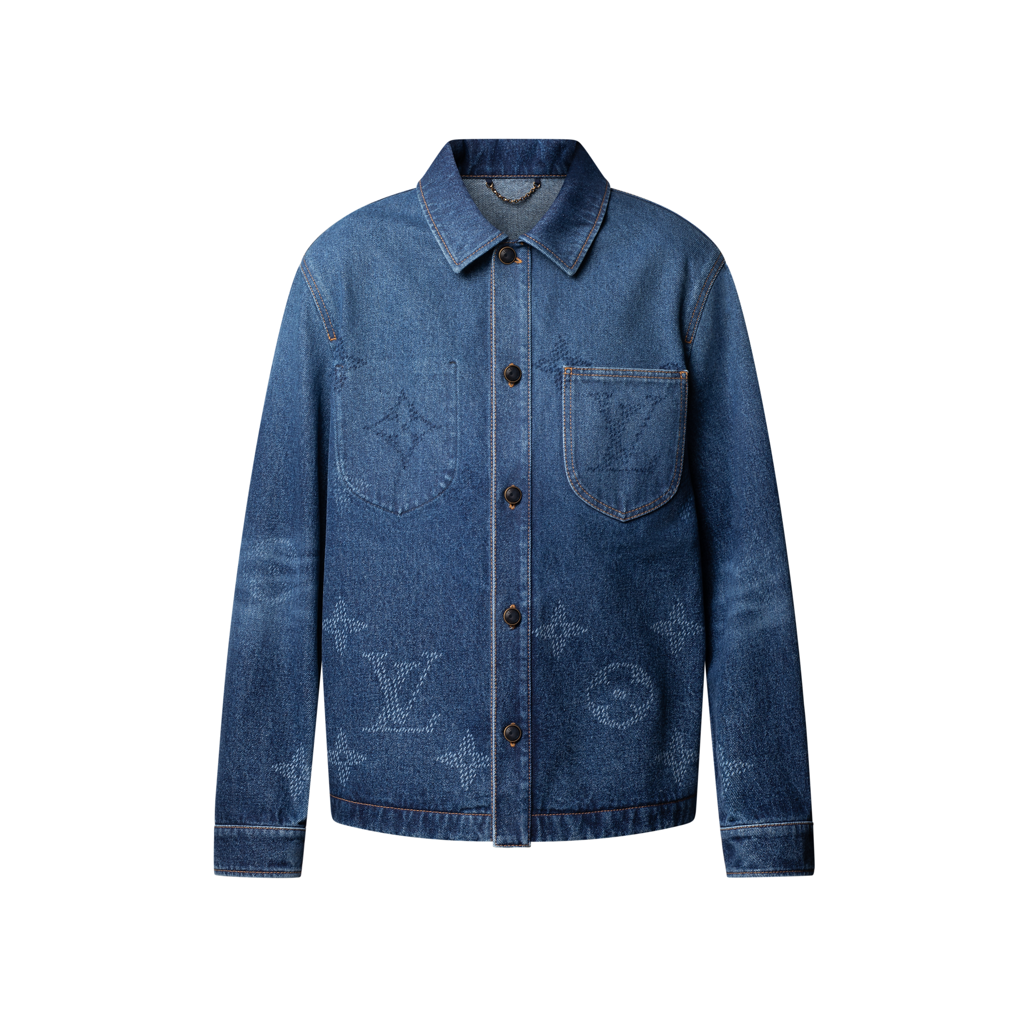 Monogram Denim Workwear Overshirt