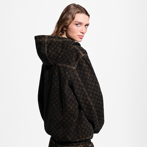 Ready-to-Wear Coats and Jackets Monogram Denim Zip-Up Jacket | Louis Vuitton ® (Product zoom)