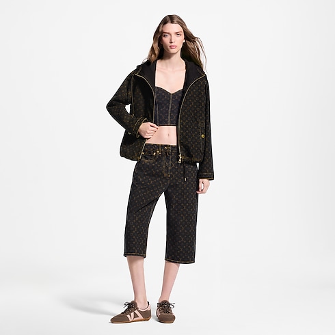 Ready-to-Wear Coats and Jackets Monogram Denim Zip-Up Jacket | Louis Vuitton ® (Product zoom)