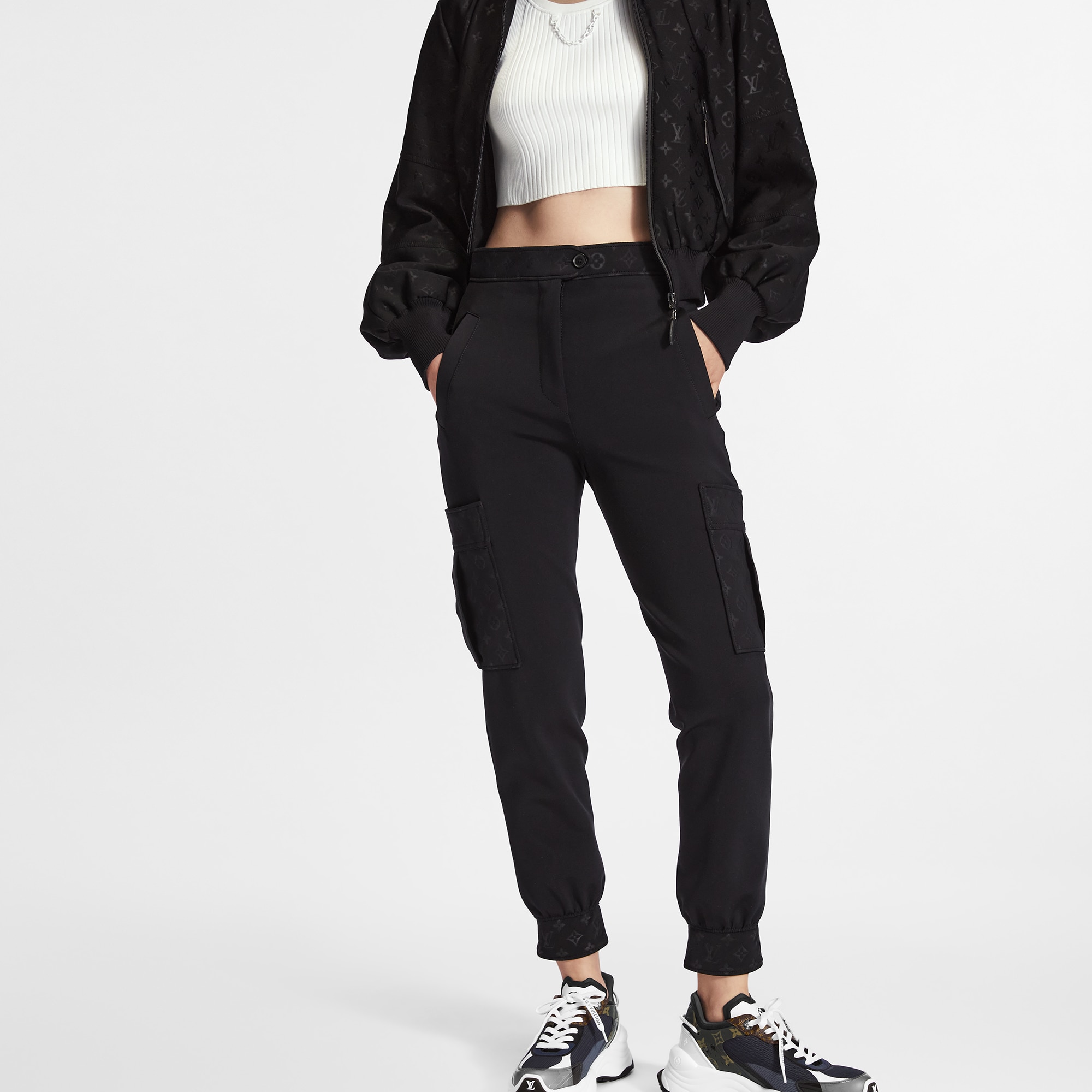  Ready-to-Wear Pants Monogram Detail Cargo Pants | Louis Vuitton ® (Product zoom)