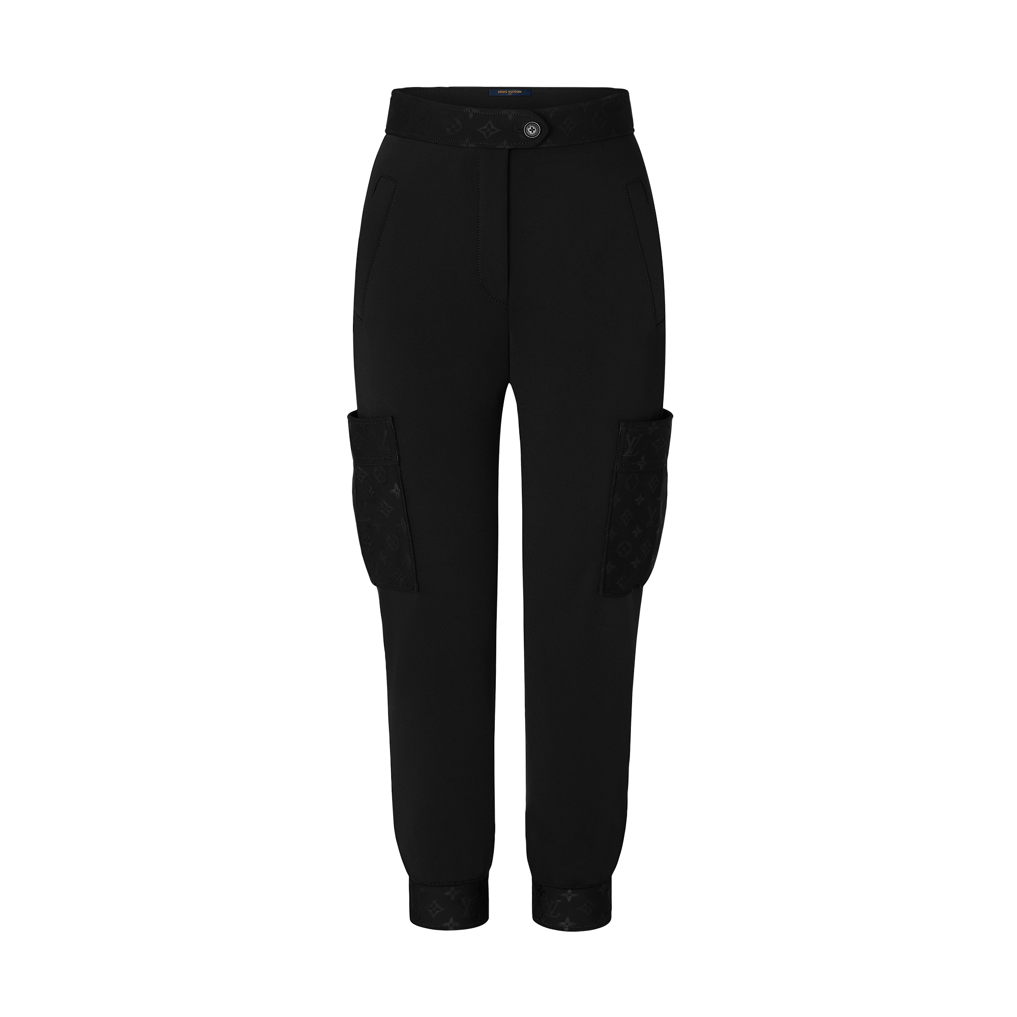 Monogram Detail Cargo Pants