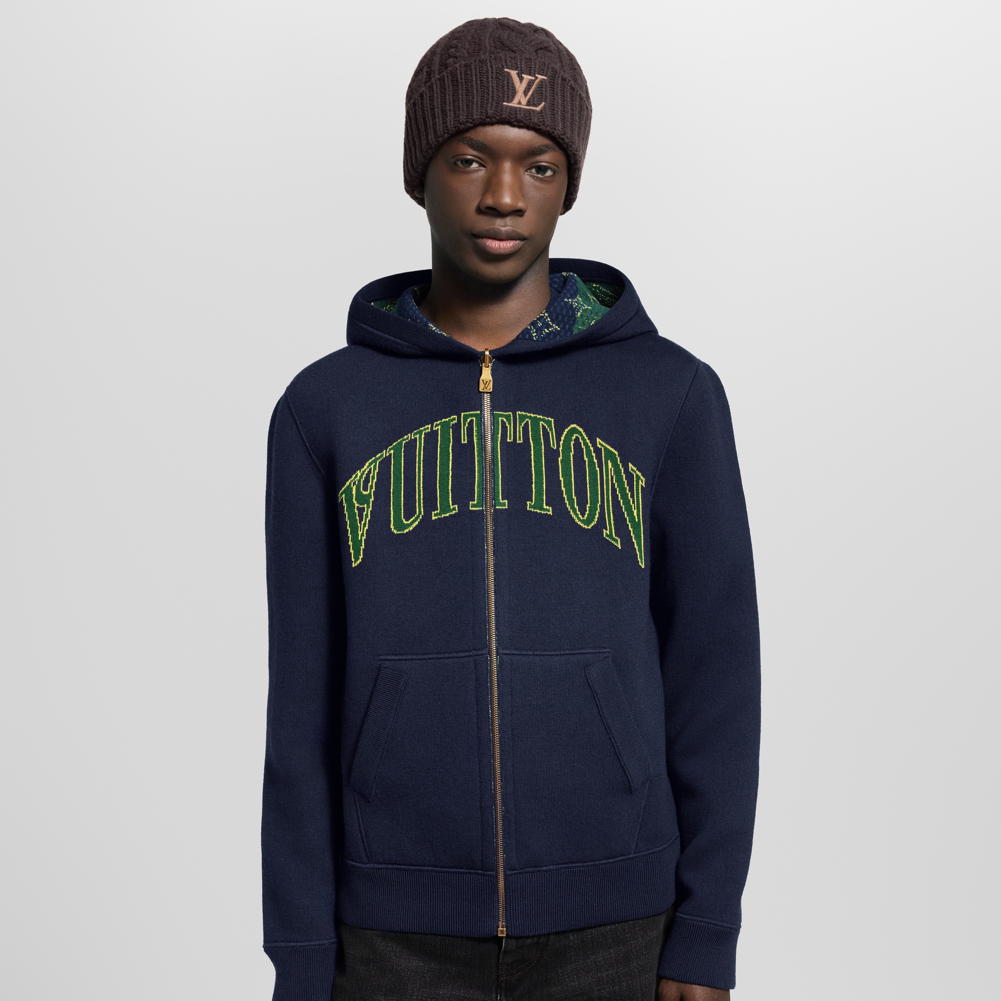  Ready-to-Wear All Ready-to-Wear Monogram Double Face Reversible Hoodie | Louis Vuitton ® (Product zoom)