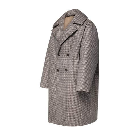 Monogram Duvet Coat Side View