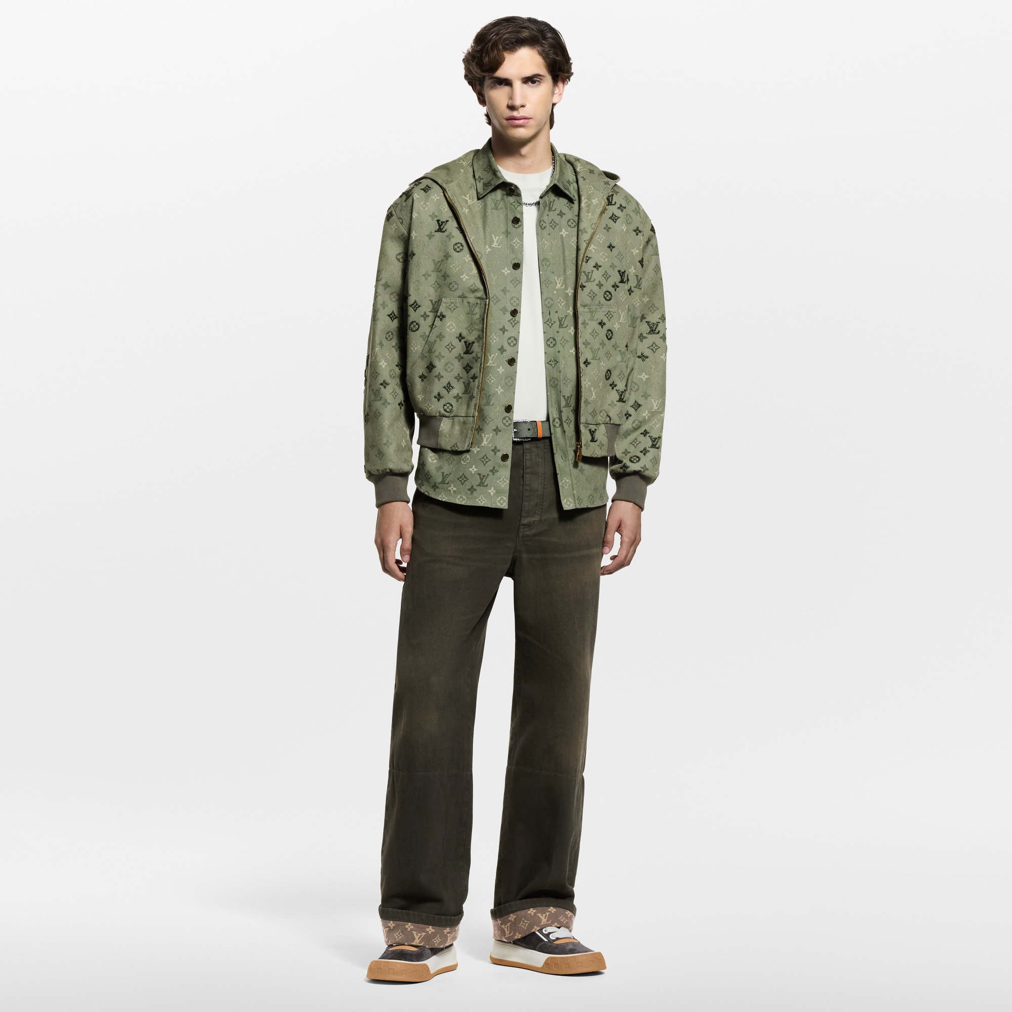  Ready-to-Wear Coats and Outerwear Monogram Embellished Hooded Blouson | Louis Vuitton ® (Product zoom)