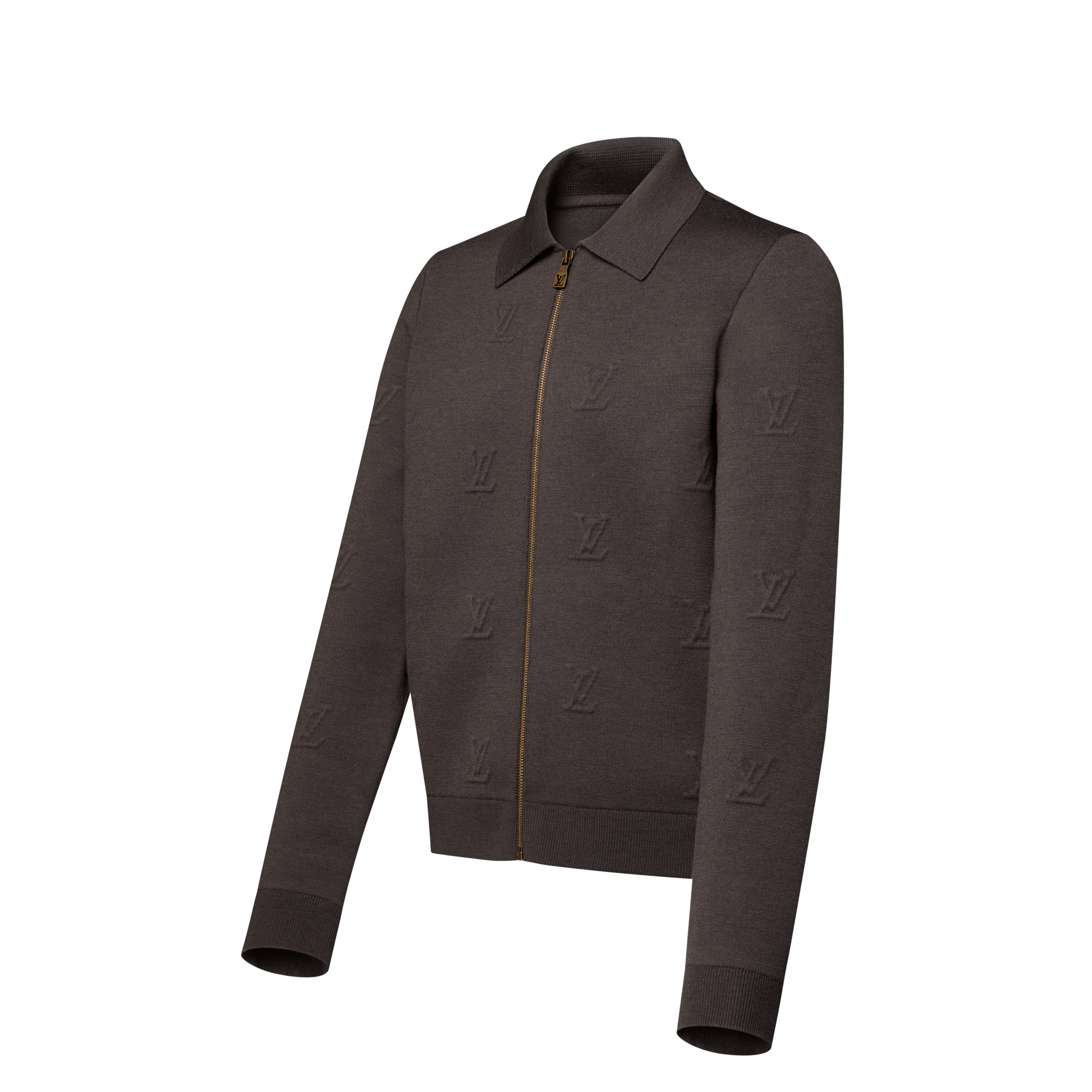  Ready-to-Wear All Ready-to-Wear Monogram Embellished Shearling Hoodie | Louis Vuitton ® (Product zoom)