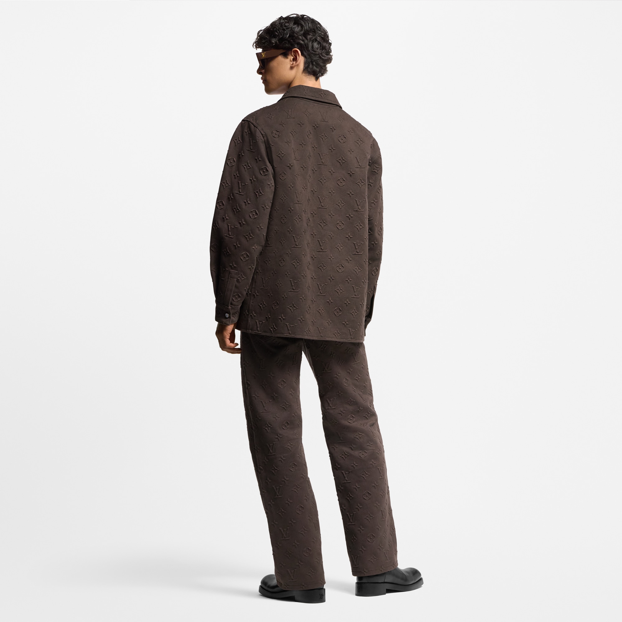  Ready-to-Wear Coats and Outerwear Monogram Embossed Overshirt | Louis Vuitton ® (Product zoom)