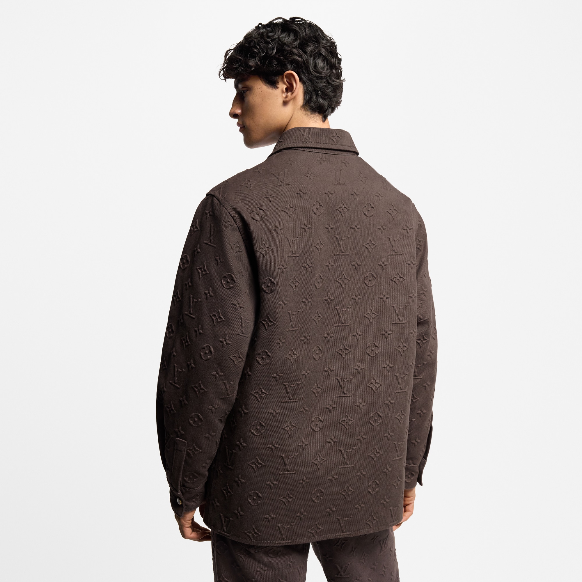  Ready-to-Wear Coats and Outerwear Monogram Embossed Overshirt | Louis Vuitton ® (Product zoom)