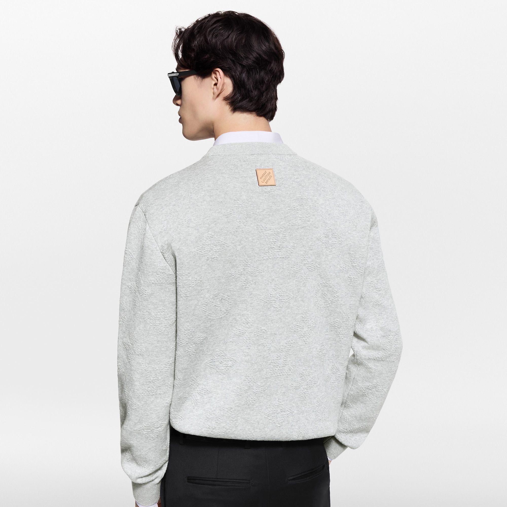 Monogram Embossed Pullover