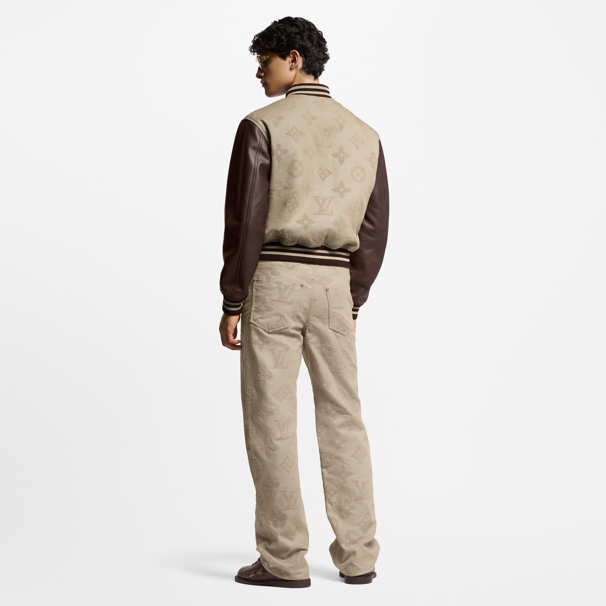  Ready-to-Wear Coats and Outerwear Monogram Embroidered Varsity Blouson | Louis Vuitton ® (Product zoom)