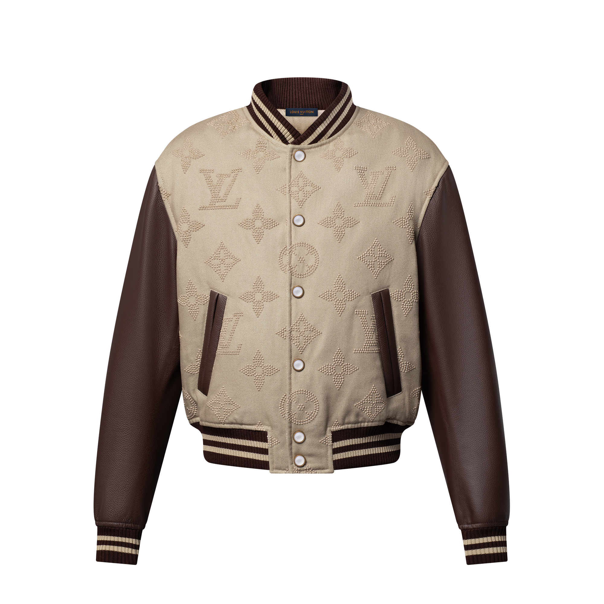  Ready-to-Wear Coats and Outerwear Monogram Embroidered Varsity Blouson | Louis Vuitton ® (Product zoom)