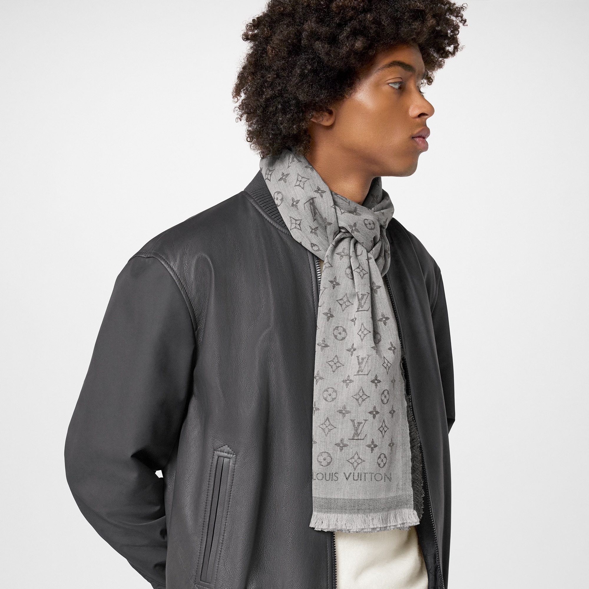 Monogram Essential Stole S00 - Men - Accessories | LOUIS VUITTON ®