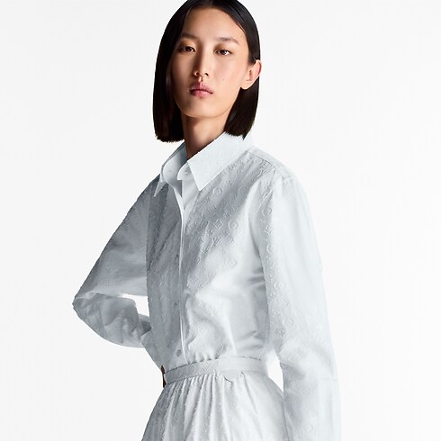Ready-to-Wear Tops Monogram Fil Coupé Shirt | Louis Vuitton ® (Product zoom)