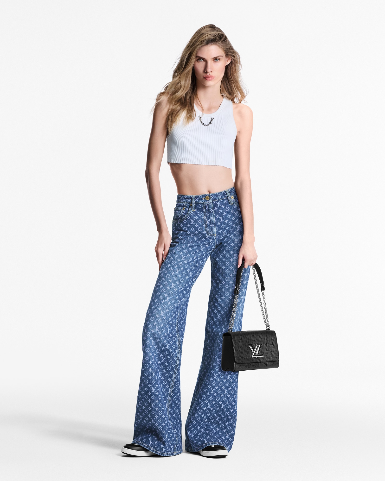 Ready-to-Wear Pants Monogram Flared Jeans | Louis Vuitton ® (Product zoom)