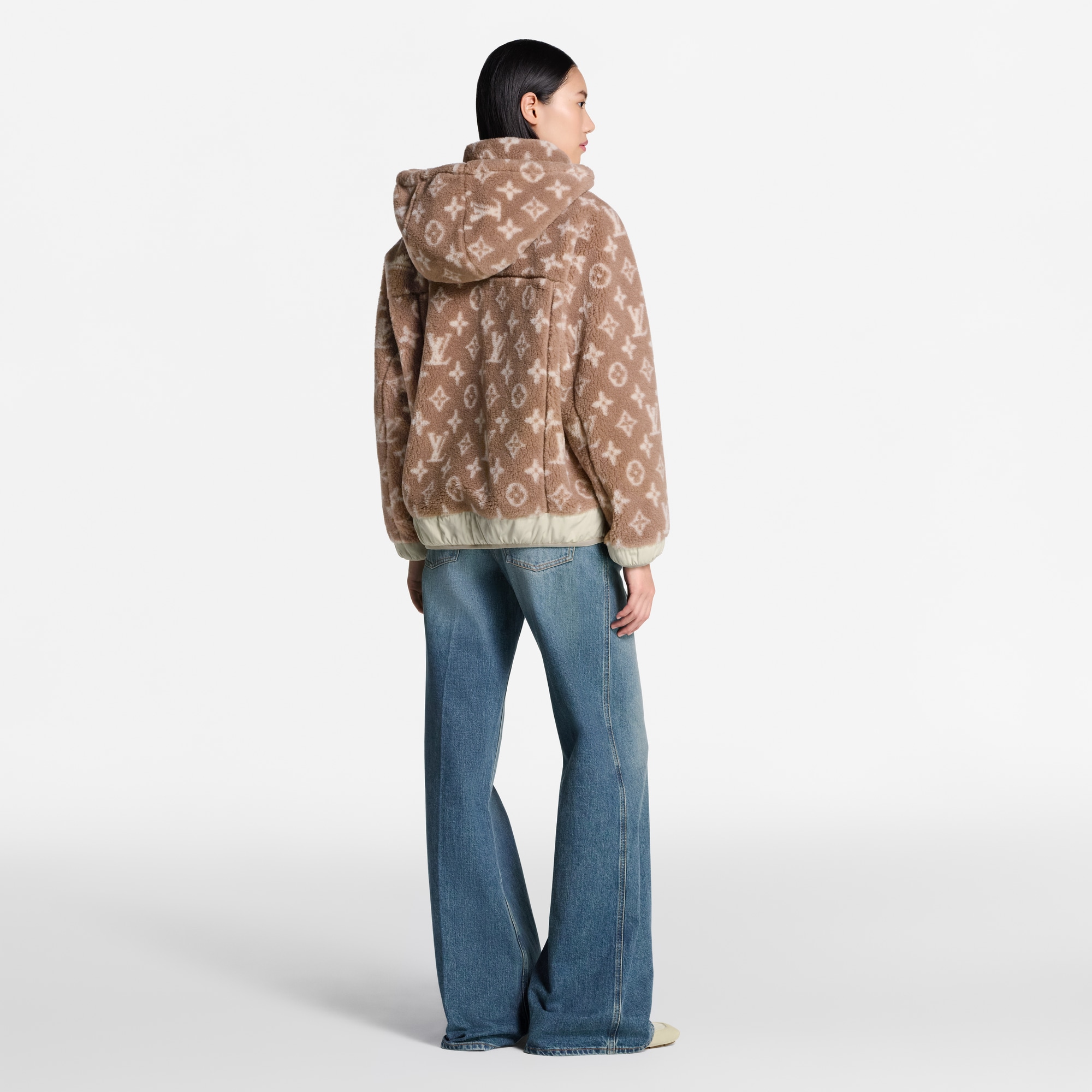  Ready-to-Wear Coats and Jackets Monogram Fleece Hooded Jacket | Louis Vuitton ® (Product zoom)