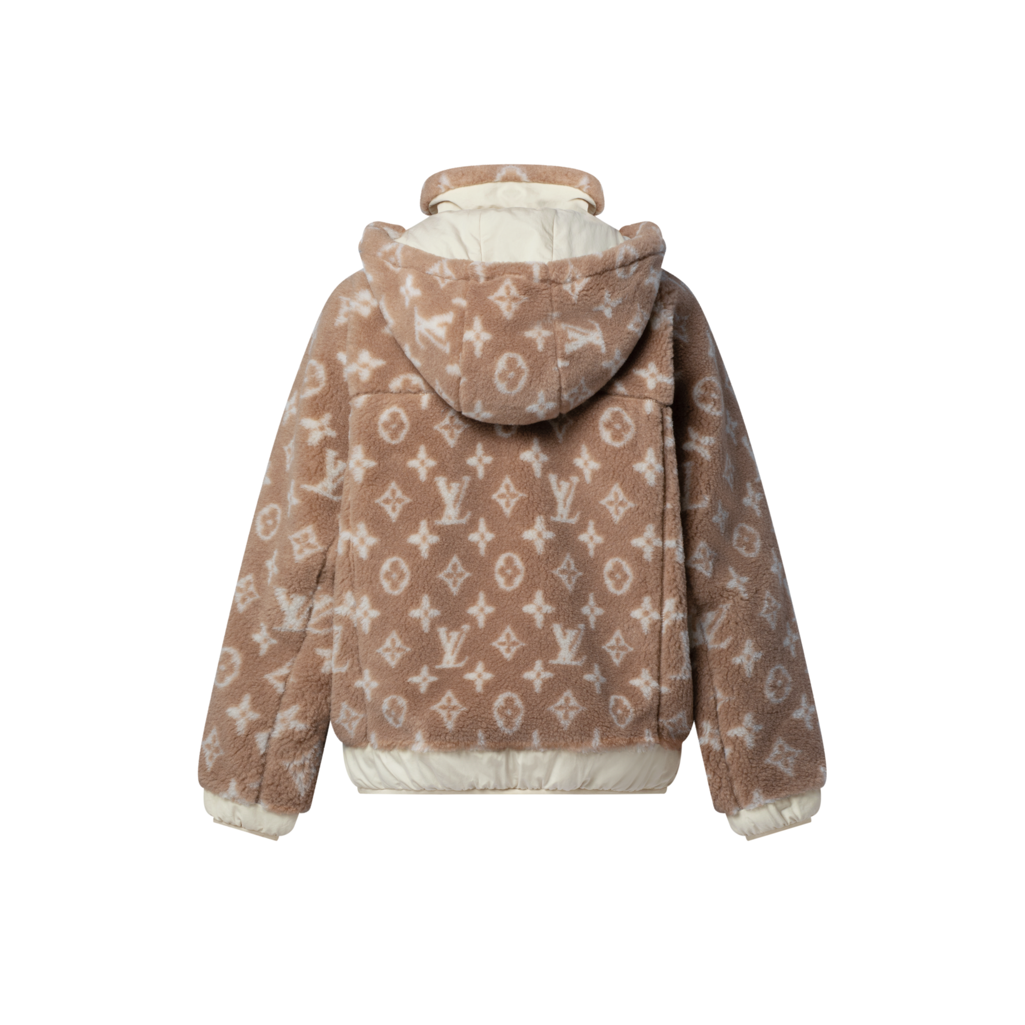  Ready-to-Wear Coats and Jackets Monogram Fleece Hooded Jacket | Louis Vuitton ® (Product zoom)