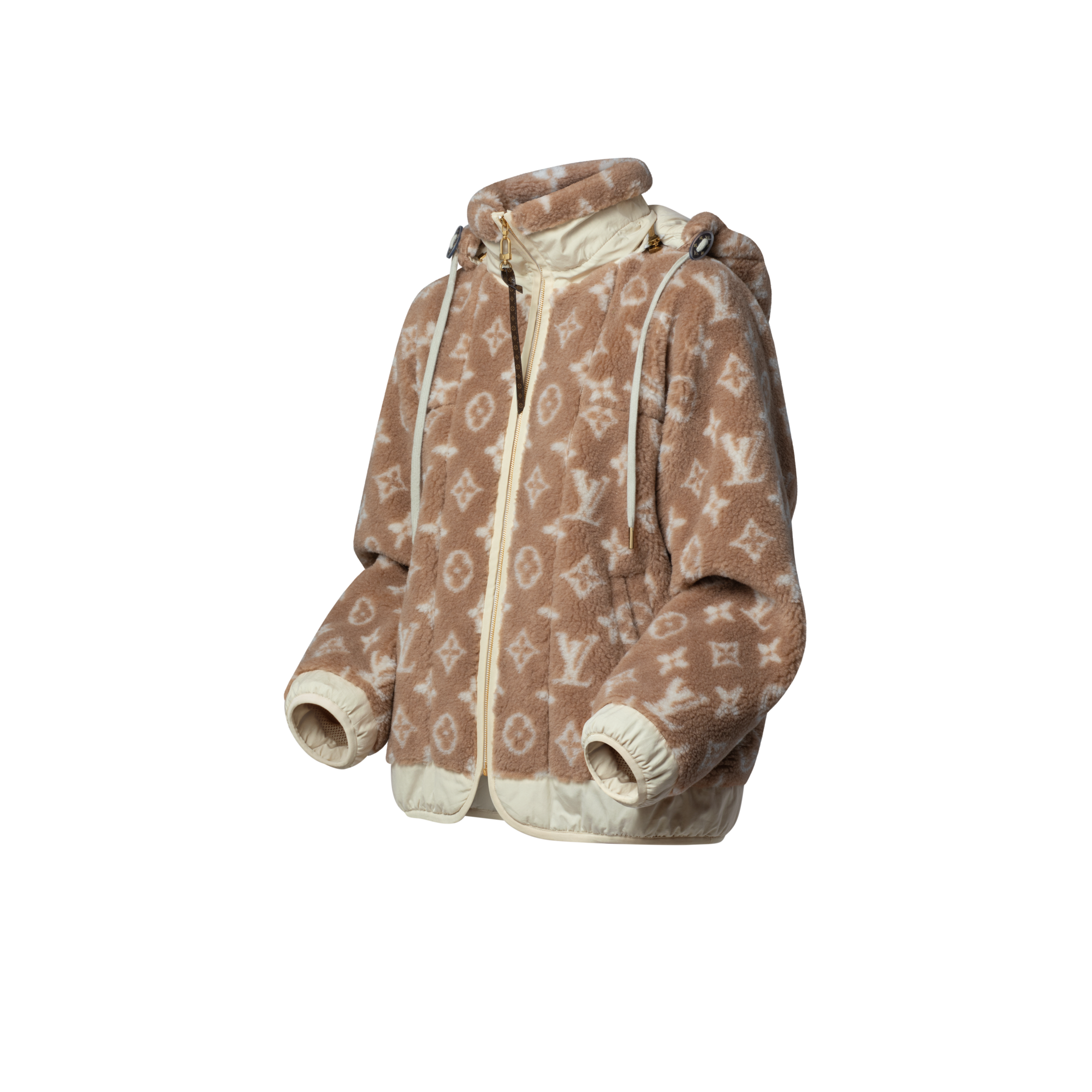  Ready-to-Wear Coats and Jackets Monogram Fleece Hooded Jacket | Louis Vuitton ® (Product zoom)