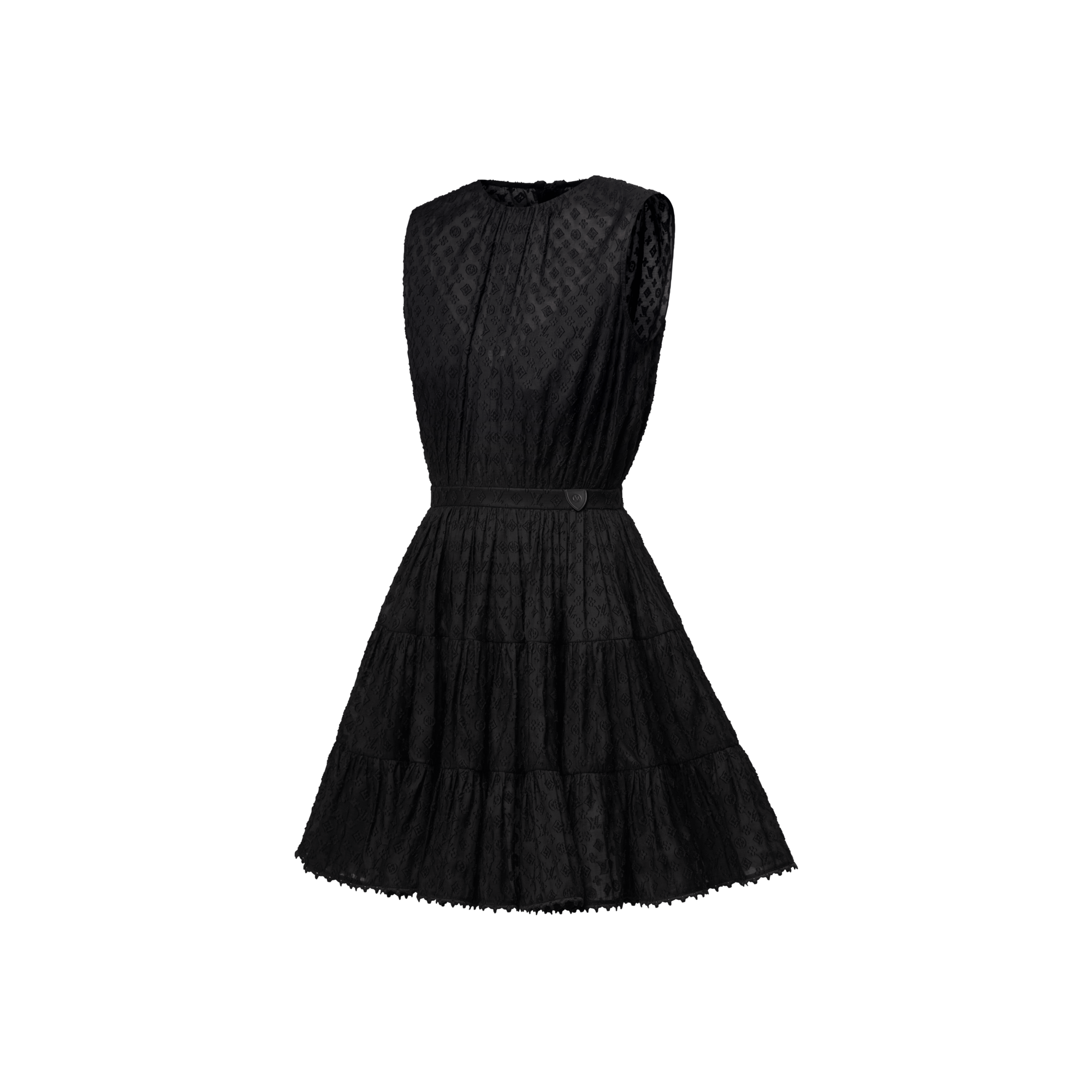  Ready-to-Wear Dresses Monogram Fli Coupé Tiered Dress  | Louis Vuitton ® (Product zoom)