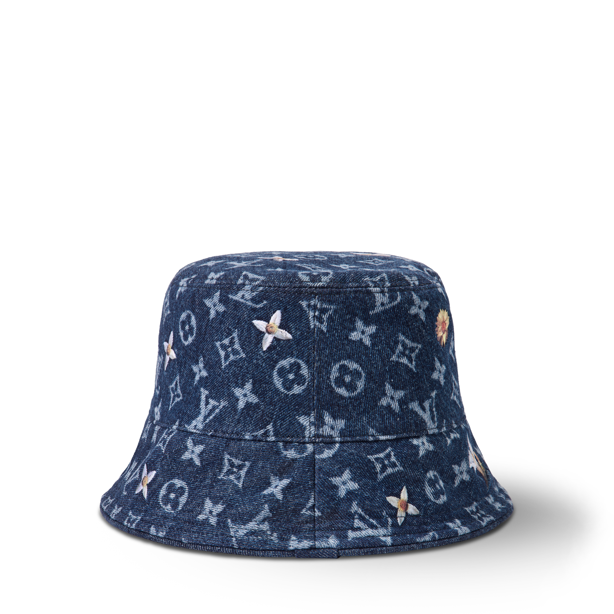 Monogram Flower Denim Bucket Hat S00 - Men - Accessories | LOUIS 