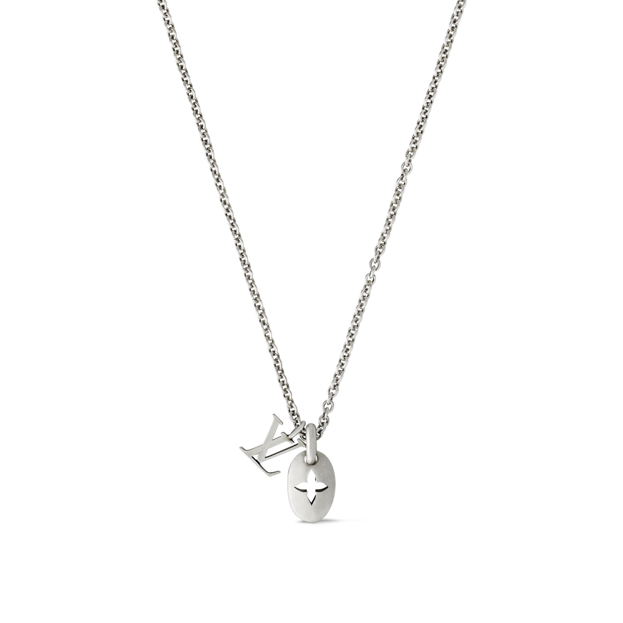 Auth Louis Vuitton Lv Initials Pendant #296612L39B Louis Vuitton LV & ME Pendant Necklace Letter A - Pendant  main image 2
