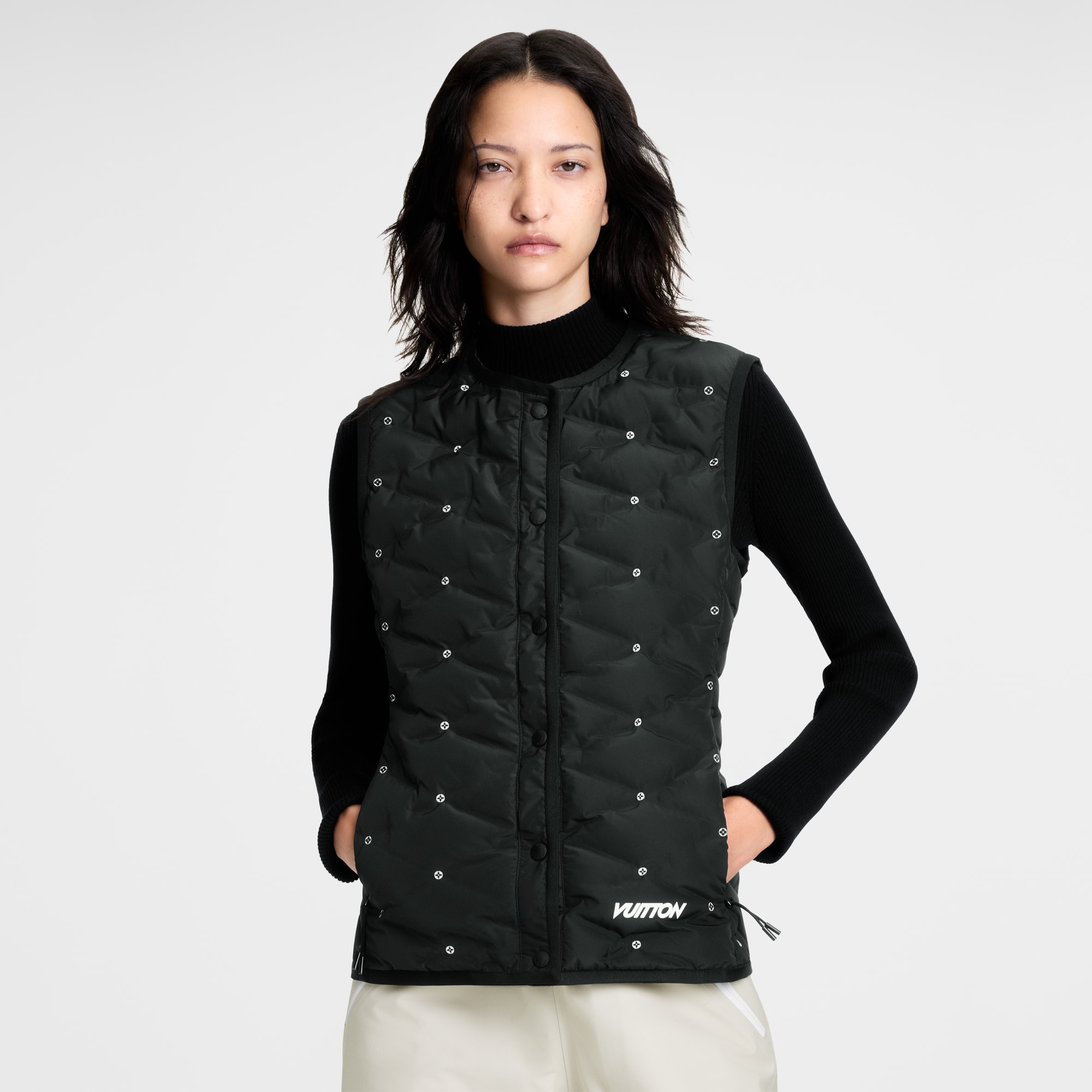  Ready-to-Wear Coats and Jackets Monogram Flower Quilted Gilet | Louis Vuitton ® (Product zoom)