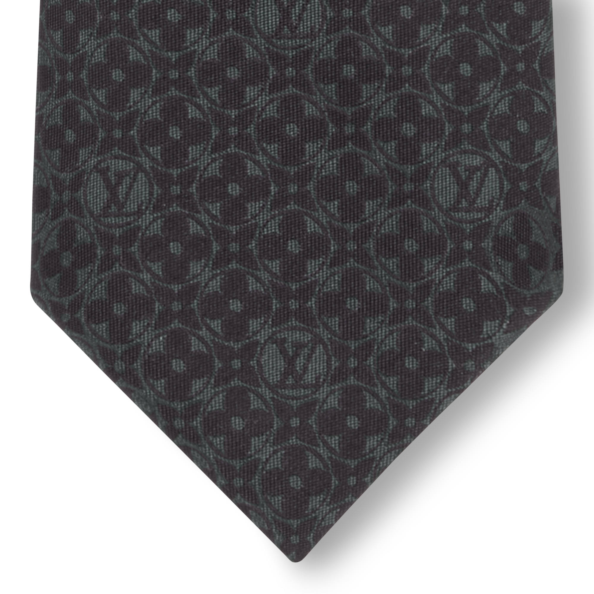 Monogram Flower Tie