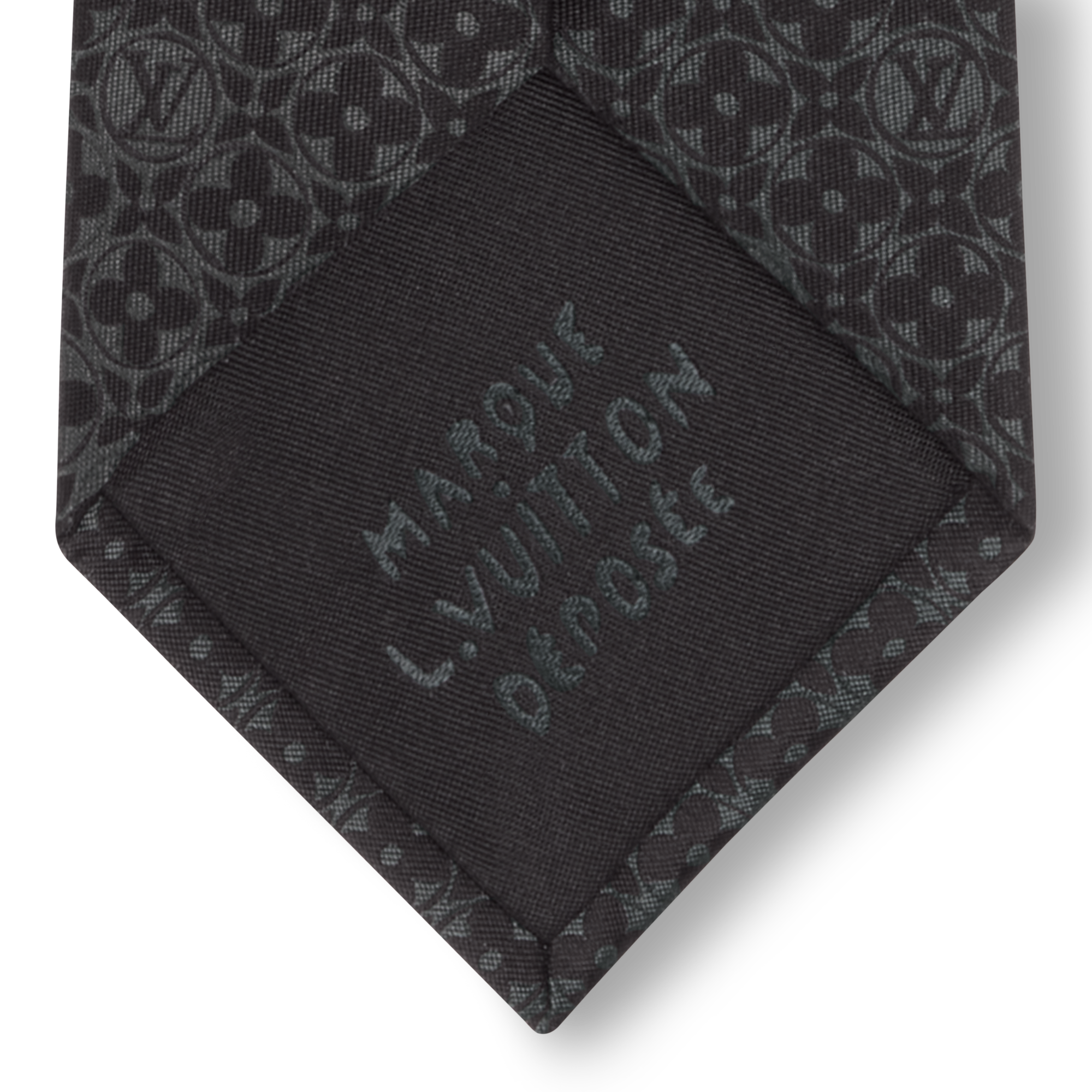 Monogram Flower Tie